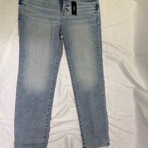 Express Light Blue Skinny Jeans for Men